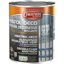 Owatrol - rustol deco noir profond pot de 2.5 l ral 9005
