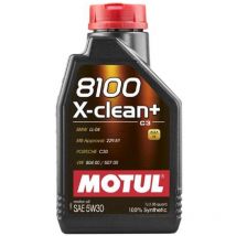 4x Huile Motul 8100 X-Clean plus 5W30 bidon de 1 Litre