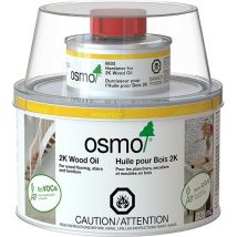 Huile pour bois 2K Osmo Teinte: Graphite 6114 - Conditionnement: 0,375L