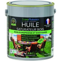 Greenplaisance - huile saturateur mobilier teck et bois exotiques greeenplaisance -2,5L -09923
