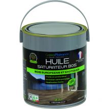 Greenplaisance - huile saturateur terrasse bois origine végétale Hydrofuge-2,5Litres 09946