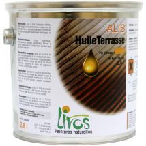 2.5L-bois-SATURATEUR bois naturel terrasse alis (1L/12m2 en 2 couches) Livos 022-Buis