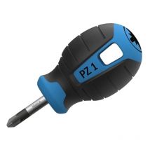 Stubby Pozidriv Screwdriver PZ1 x 25mm - Hultafors
