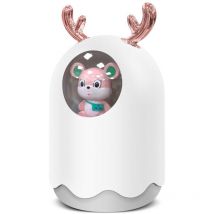 Humidificateur d'Air, Mini Diffuseur d'huiles Essentielles Humidificateur à Brume, Portable Silencieux Humidificateur D'air