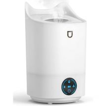 Kinsi - Humidificateur, Dure jusqu'à 35 heures, 4 modes de brume, 2 buses, arrêt automatique