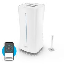 Stadler Form - Humidificateur connecté eva Blanc StadlerForm, Humidificateur à Vapeur tiède - Hybride d'une puissance de 0.55 L/heure