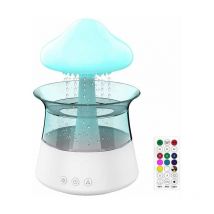 Humidificateur Nimbus pour chambres et chambres d'enfants, diffuseur d'huile en forme de champignon avec lumière led 7 couleurs pouvant être utilisée
