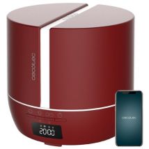 Cecotec - Diffuseur d'Arômes PureAroma 550 Connected Garnet. Capacité 500 ml, Écran led, Haut-parleur, Contrôle par Bluetooth, 3 Modes de