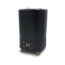 Air&me - Humidificateur Solnan Noir Humidificateur À Vapeur Froide Par Ultrasons D'Une Puissance De 0.28 L/heure