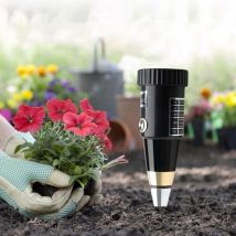 Sjqka - Humidimètre de Sol, Testeur de Sol Testeur d'humidité / pH du Sol 2-in-1 Soil Tester Kit pour Le Soin des Plantes