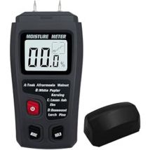 Ymyny - Humidimètre numérique pour bois, testeur d'humidité du bois, hygromètre, détecteur d'humidité du bois, grand écran lcd