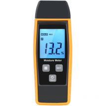 Lablanc - Humidimètre Numérique Testeur d'Humidité Bois Humidimètre Bois Portable à 2 Broches avec écran lcd Rétroéclairé Détecteur d'Humidité pour