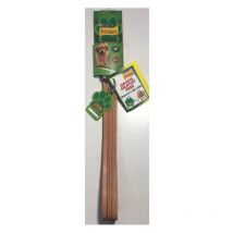 Hundehalsband aus beigem Leder – Größe m 40–55 cm – QR-Code – Friskies Purina