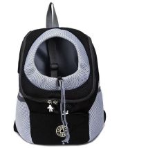 Hunde-rucksack, Tragbarer Und Bequemer Haustier-transportsack, Haustier-tragetasche Zum Radfahren, Wandern, Reisen, Einkaufen (s, Schwarz)