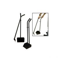Hunde- und Katzenkot-Schaufel aus schwarzem Aluminium, sehr leicht, ergonomischer Griff.