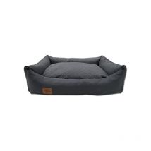 Viking Choice - Hundebett anthrazit 100x70 cm - waschbares Hundekissen - wasserdichtes Hundebett