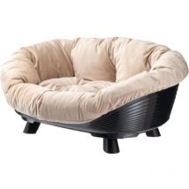 Korbsessel Kissen Schwarz - Größe L - 73 X 55 X 27 Cm - Ferplast