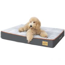 Hundebett Orthopädisches Hundekissen für klein mittelgroße Hunde 110x85x10cm