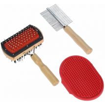 Hundebürsten, 3er-Set