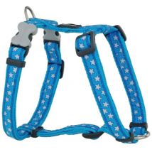 Geschirr Für Dog Rot Dingo Style Blau Star 25-39 Cm