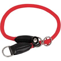 Hundehalsband Retrieverhalsband Dressurhalsband Rot Länge 55 cm, Durchmesser 1 cm - Lionto
