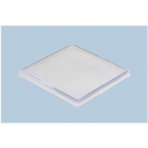 Deckel für Einsatzbox ps, 108 x 108 mm glasklar - Hünersdorff