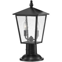 Elstead Hinkley Huntersfield Lampada Da Esterno Con Piedistallo Nero, Ip44