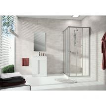 Hüppe - Alpha 2 Gleittüreckeinstieg, 3-teilig (1/2), Viereck,