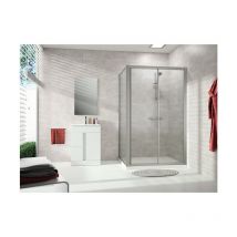Alpha 2 Seitenwand, 780x1900mm, vollgerahmt, A22415087264 - Hüppe