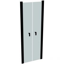 Hüppe - Design Pure Viereck Pendeltür Für Seitenwand, Breite:80cm