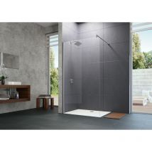 Hüppe - Design pure Seitenwand alleinstehend, Stabilisationsbügel,