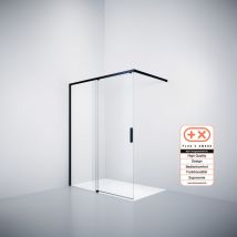 Vita pure teilgerahmt Viereck Seitenwand für Gleittür - Hüppe