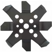 Lama disco decespugliatore tritatutto a 8 denti in acciao spessore 3mm Hurricane