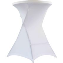 Copertura per tavolo da bar bianca 110x80 cm