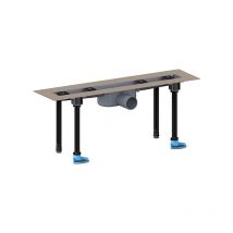 Ferrari Srl - Hutterer&Lechner HL50FU.0/70 Edelstahlduschrinne super flach, Flächeneinbau, 700mm, o. Abd. 50FU.0/70