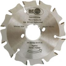 Bepo - Sägeblatt (Holzsägeblatt) ø 115 mm Holz/Nagelfest für Fugenschneider hw