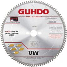 HW-Standard-WZ-Kreissägeblatt 250x3,2x30 mm Z80 - Holz fein - Piano plus - Guhdo