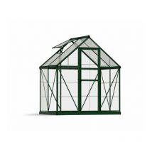 Palram - Greenhouse Hybrid 6 x 4 - Polycarbonate - L126 x W185 x H208 cm - Green
