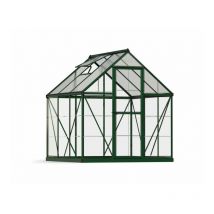 Palram - Greenhouse Hybrid 6X6 - Polycarbonate - L186 x W185 x H208 - Green