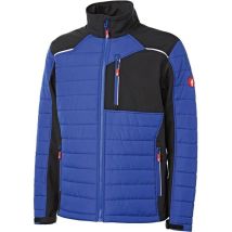Fortis Hybrid-Steppjacke kornblau/schwarz Gr. XS 100 % Polyester atmungsaktives Futter wärmende Steppzonen