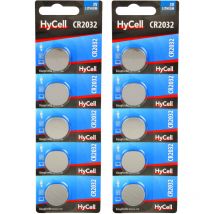 HyCell 10er Pack Lithium Knopfzellen CR2032 3V - Knopfbatterien - 10 Stück