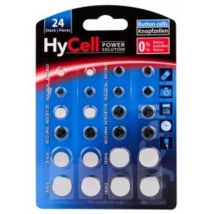 Hycell Gmbh - Hycell Jeu De Piles Bouton 2 X Ag 1, Ag 3, Ag 4, Ag 5, Ag 8, Ag 10, Ag 12, Ag 13, Ainsi Que 2 X Cr 1620, Cr 2016, Cr 20