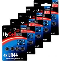 Hycell Gmbh - HyCell 20er Pack Alkaline Knopfzellen LR44 1,5V - Knopfbatterien - 20 Stück