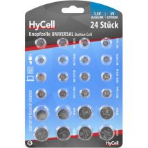 HyCell 24x Knopfzellen-Sparset / verschiedene Größen