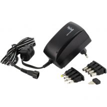 1201-0009 Alimentatore a spina regolabile 3 v/dc, 4.5 v/dc, 5 v/dc, 6 v/dc, 7.5 v/dc, 9 v/dc, 12 v/dc 2250 mA 27 - Hycell