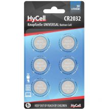 HyCell Batteria a bottone cr 2032 3 v 6 pz. 200 mAh Litio CR2032
