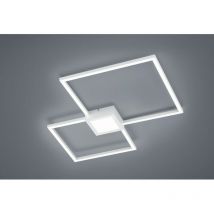 Trio Lighting - Plafón Cuadrado Diseño Hydra Blanco Led 4000k Trio Iluminación