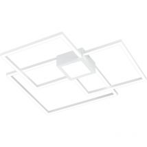 Trio Lighting - Plafonnier Hydra Design Carré Blanc Led 4000k