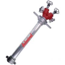 Hydrantenstandrohr storz Alu.DN 80 2xC-Abgang,2 Ventile admiral