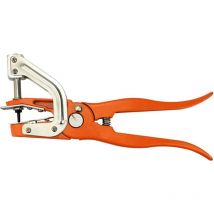 Aougo - Tigrezy Hydraulic Ear Tag Plier Applicator for Livestock Cow Pig Goat Sheep Instruments Universal Tool Tagger Puncher Plier Farm Supplies